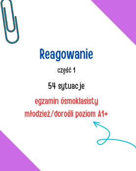 reagowanie egazamin z angielskiego