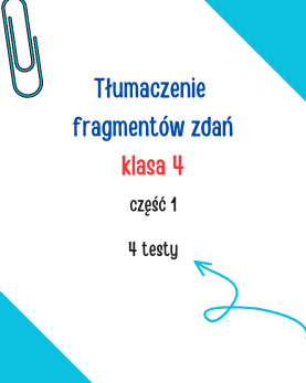 tłumaczenie fragmentów zdań klasa 4 egzamin 