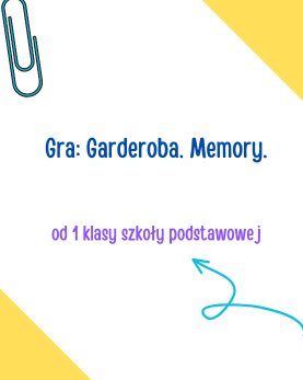 gra clothes memeory szkoła podstawowa