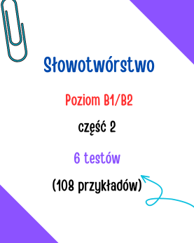 słowotwórstwo matura angielski